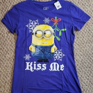 BNWT Minions Despicable ME/ (KISS ME) T shirt M